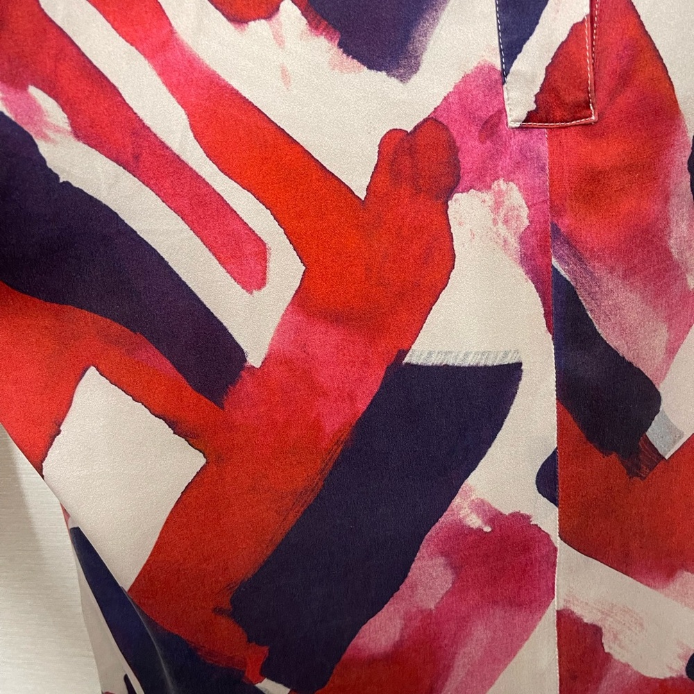 Armani Collezioni Abstract Patterned Women's Top - image 8